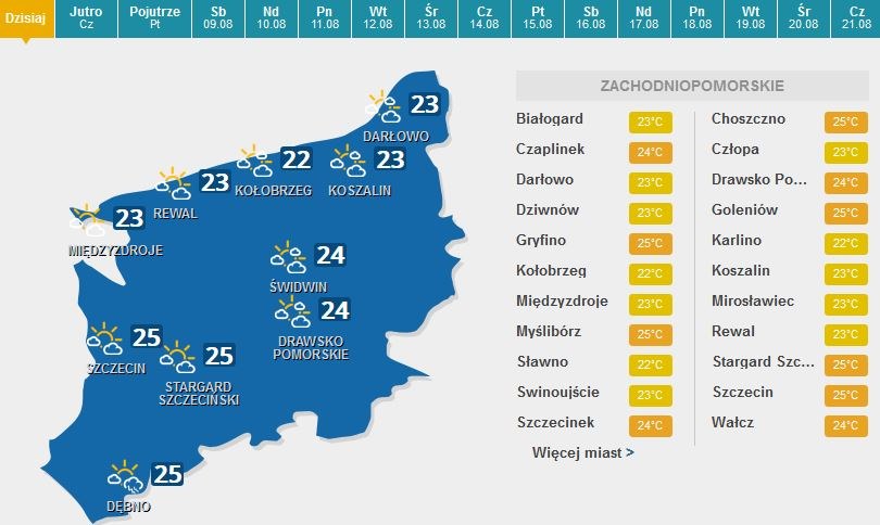 Prognoza Pogody Na Najbli Sze Dni Pogoda W Interia Pl