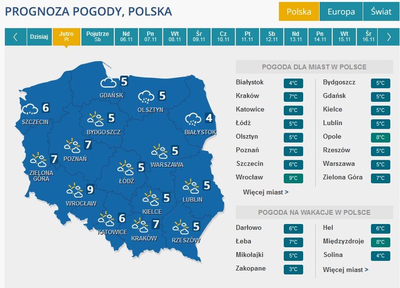 Prognozy Pogody Na Najbli Szy Weekend Pogoda W Interia Pl