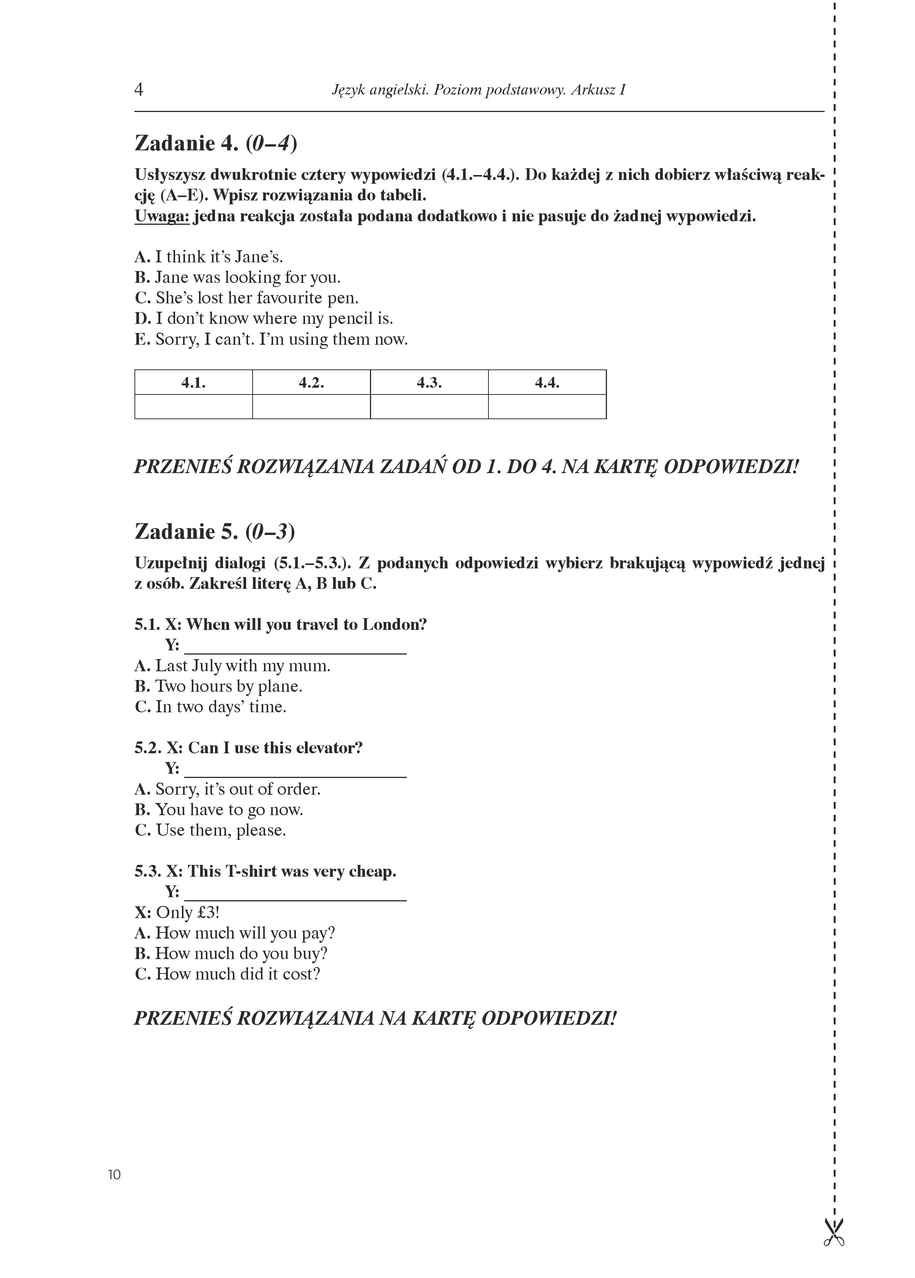 Najważniejsze Słówka Z Angielskiego Na Egzamin Gimnazjalny Egzamin gimnazjalny 2018: Przykładowy test z języka angielskiego - RMF24.pl