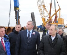 ​Putin odwiedził Krym i budowę mostu w Cieśninie Kerczeńskiej