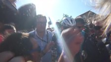 Rafał Majka na podium Vuelta a Espana. Zobacz skrót 20. etapu