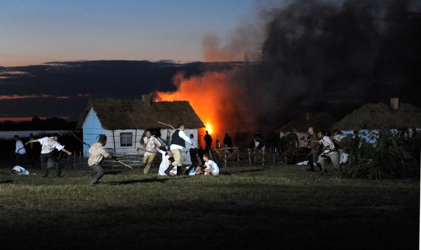 Ukrainian attack on a Polish village