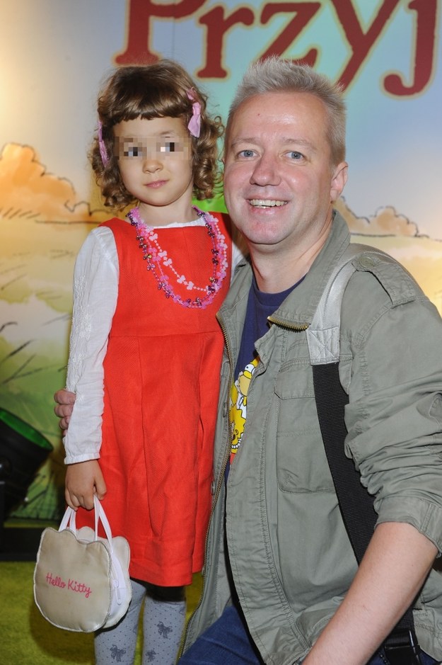 Robert Leszczyński z córką /- /MWMedia