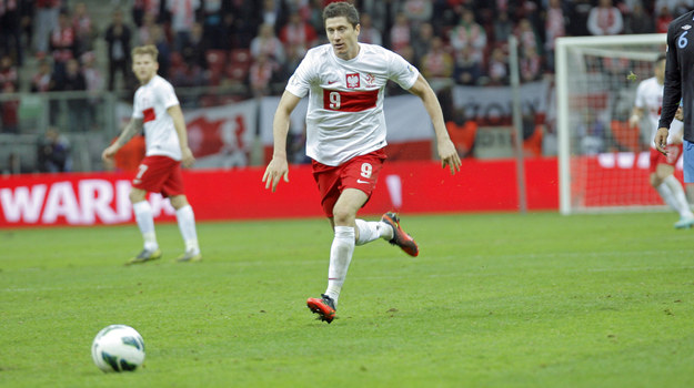 Błyskotliwa kariera Lewandowskiego. Od 5 tysięcy złotych do 25 milionów euro Robert Lewandowski jest teraz wyceniany na 25 milionów euro /fot /AKPA