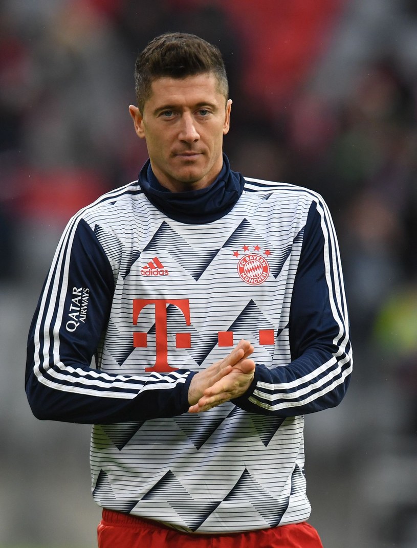 Bayern Monachium Robert Lewandowski odbył trening na bieżni Sport w