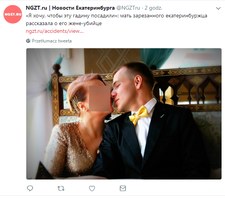 Rosja: Zabiła męża miesiąc po ślubie