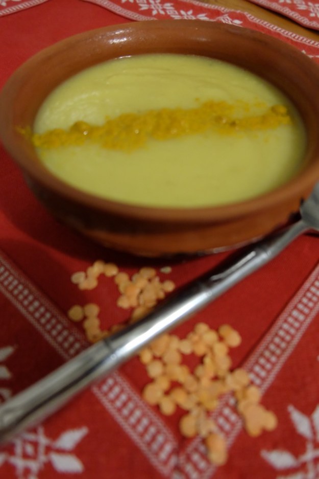 Sezon na zupy – Krem z pomarańczowej soczewicy i z kalafiora