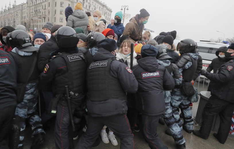 Rosja Protesty W Obronie Aleksieja Nawalnego Zatrzymano Ponad