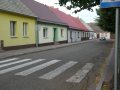 słodkie domki, uliczka przy parku