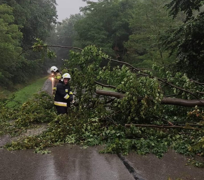 Burze nad Polską Strażacy interweniowali 554 razy Pogoda w INTERIA PL