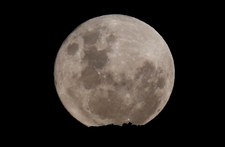 "Świąteczny księżyc". Zdjęcia z niezwykłej pełni