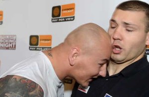 Szpita i Zimnoch starli się jeszcze zanim weszli na ring /Bartłomiej Zborowski /PAP