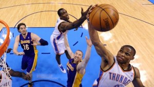 Thunder zdemolowali Lakers, Celtics przegrali z Sixers
