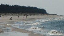 Upalny dzień nad polskim morzem! Puste plaże i gorące Słońce