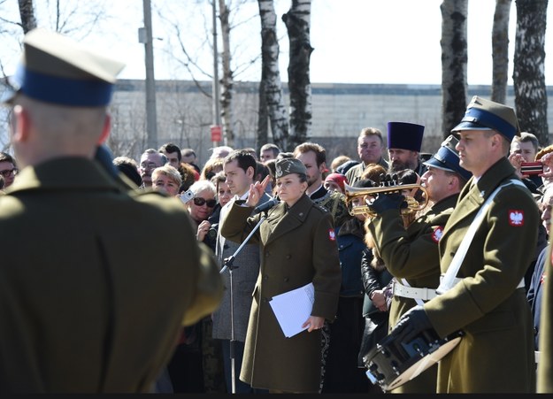 Uroczystości upamiętniające katastrofę samolotu TU-154M /Radek Pietruszka /PAP