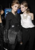 Vera Wang backstage