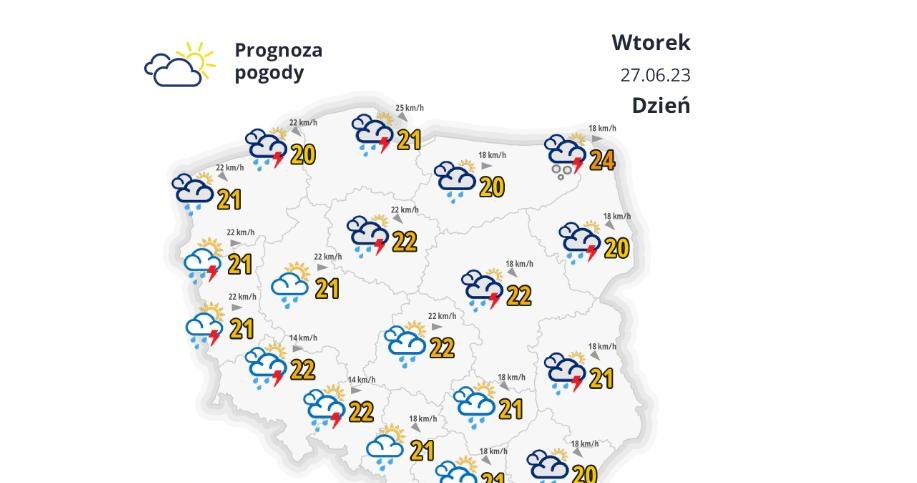 Pogoda Na Wtorek Czekaj Nas Ulewy I Burze Pogoda W Interia Pl