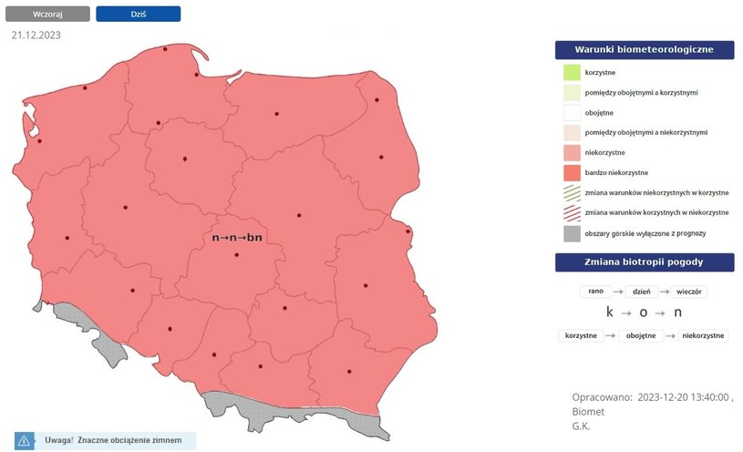 Prognoza pogody na czwartek Nadchodzą wichury Pogoda w INTERIA PL