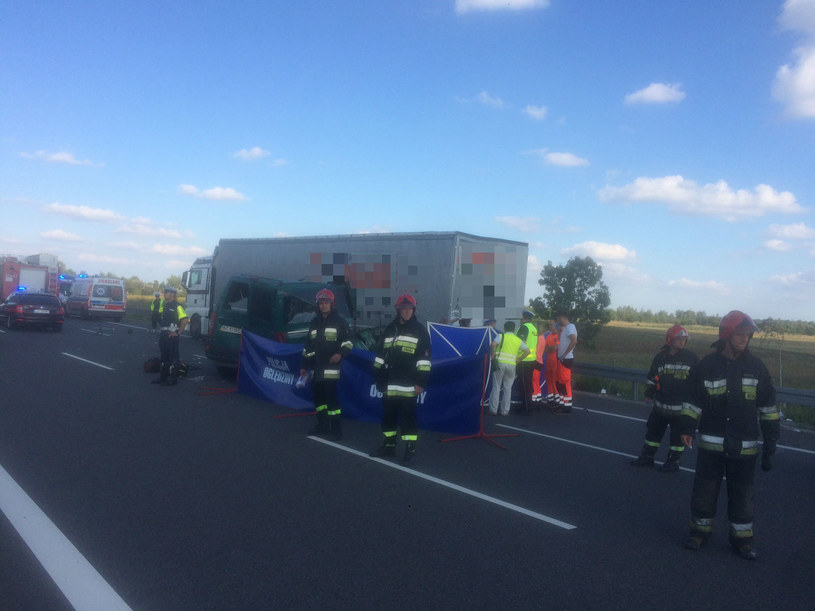 Wszystkie ofiary śmiertelne to pasażerowie busa /Krzysztof Kot /RMF FM