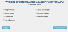 Wybierz "Sportowca Czerwca" w plebiscycie RMF FM i Interia.pl!