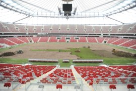 Wymiana murawy na Stadionie Narodowym