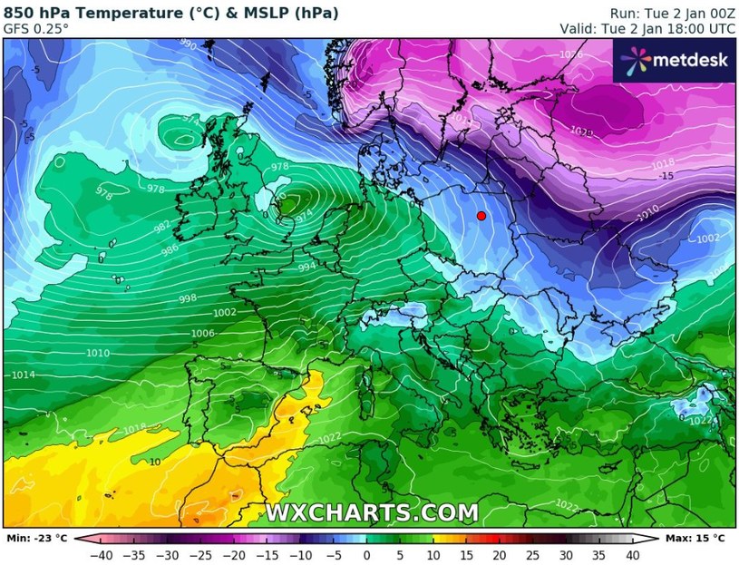 Prognoza pogody na wtorek Alert najwyższego stopnia Pogoda w INTERIA PL