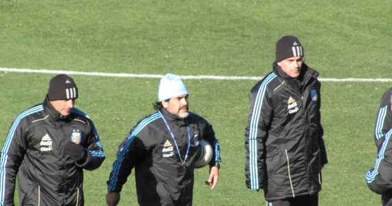 Setki dziennikarzy przyjechały do Pretorii obejrzeć trening Argentyny.  Byłem jednym z nich.