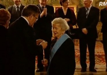Wisława Szymborska odebrała Order Orła Białego