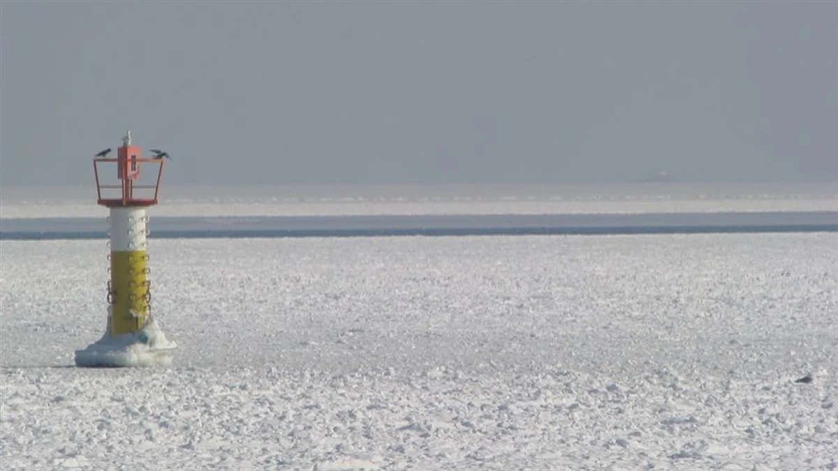 Na skutej lodem Zatoce Gdańskiej pękło ogromne pole lodowe. Szczelina biegnie wzdłuż plaż Gdańska i Sopotu. Nie odstrasza to jednak spacerowiczów, którzy wchodzą na lód. Nie ma niestety przepisów, które zabraniają chodzenia po zamarzniętym morzu.