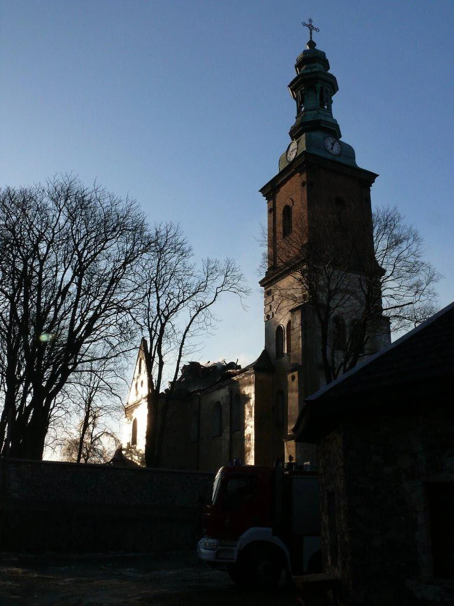 Wojewódzki konserwator zabytków jutro ma ocenić stan zabytków ze spalonego klasztoru bernardynów w podkrakowskiej Alwerni. Konserwator zdecyduje, czy zabytki będą mogły pozostać na miejscu, czy zostaną na razie wywiezione. W środku - oprócz pozłacanych figur - znajduje się obraz Jezusa "Ecce Homo" Mieszkańcy Alwerni za punkt honoru stawiają sobie dyżury przy zniszczonym przez pożar klasztorze.