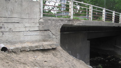 W czasie remontu pękł most w Dąbrowie Górniczej