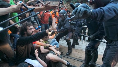 "Ruch oburzonych" protestuje na ulicach Barcelony