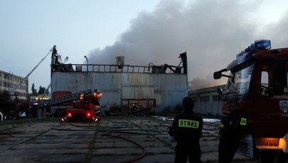 Gorąca Linia: Pożar hali w Myszkowie 