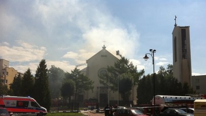 Płonie kościół na warszawskim Targówku