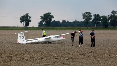 Wypadek podczas zawodów szybowcowych