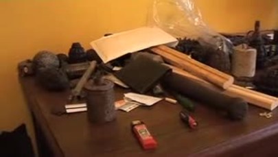 Nielegalne materiały wybuchowe na posesji w Rembertowie