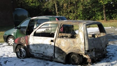 Łódź: Policja wyznaczyła nagrodę za pomoc w złapaniu podpalaczy aut