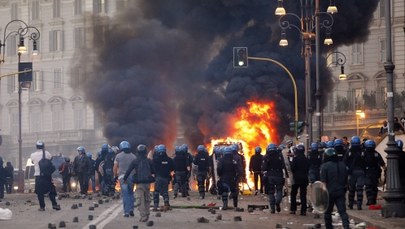 Włochy: 70 rannych w manifestacji "oburzonych"