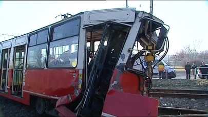 Czołowe zderzenie tramwajów w Katowicach