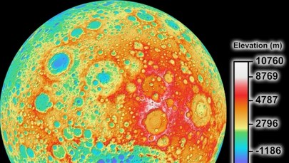 NASA pokazała bardzo dokładną mapę Księżyca