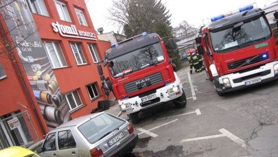 Pożar biurowca w Bydgoszczy opanowany