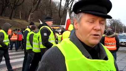 Protest rybaków w Gdańsku