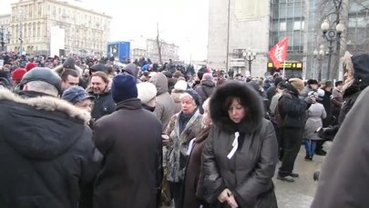 Antyputinowska demonstracja w Moskwie