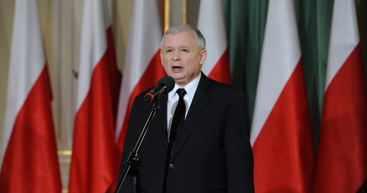 Jarosław Kaczyński na Zamku Królewskim