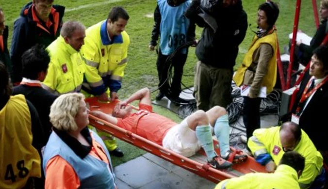 Sneijder z podejrzeniem złamania nogi