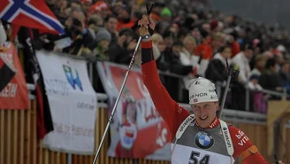 PŚ w biathlonie: Berger wygrał sprint na 10 km