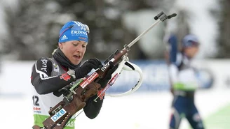 PŚ w biathlonie: Zwycięstwo sztafety mieszanej Niemiec