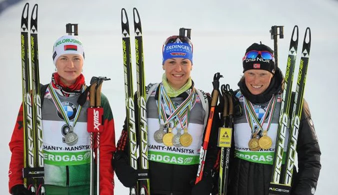MŚ w biathlonie: Niemki najlepsze w sztafecie