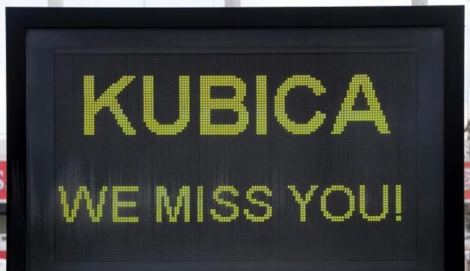 Kubica wzruszony życzeniami powrotu do zdrowia