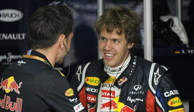 Vettel znów najszybszy, Heidfeld uszkodził bolid